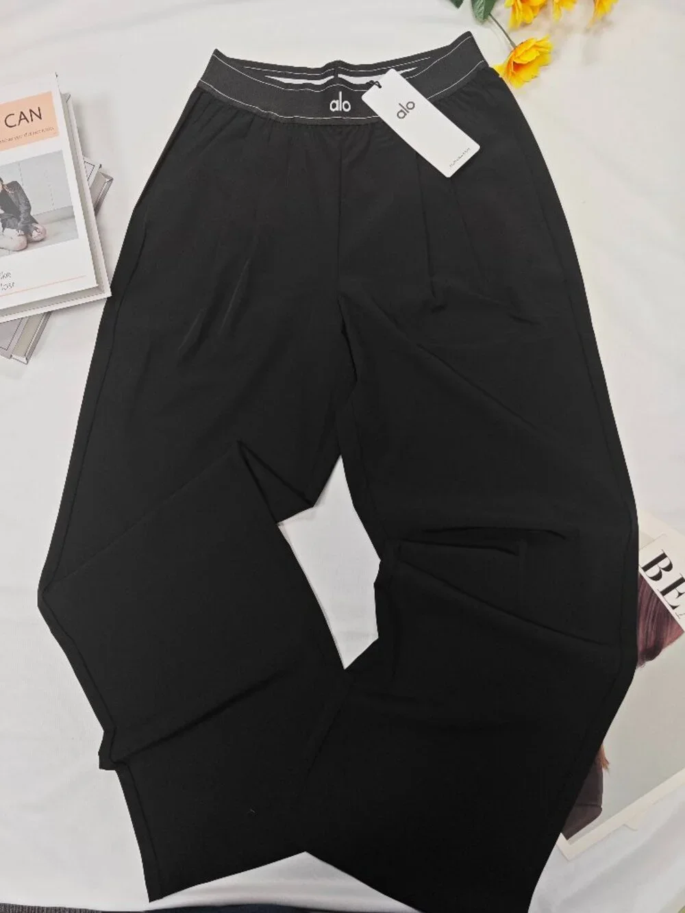 Alo Yoga Suit Up Trouser Black✅Effortless Everyday Pants NWT